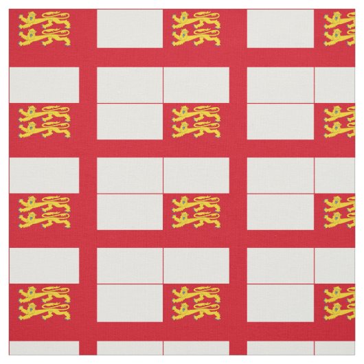Tissu Drapeau de Sercq (Échantillon)
