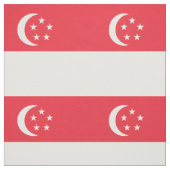 Tissu Drapeau de Singapour (Échantillon)