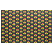 Tissu Drapeau de sourire rond brillant de Ghanian (Yard)