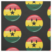 Tissu Drapeau de sourire rond brillant de Ghanian (Échantillon)