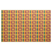 Tissu Drapeau de Sri Lanka (Fat Quarter)