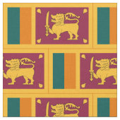 Tissu Drapeau de Sri Lanka (Fermer)