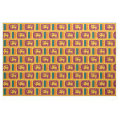 Tissu Drapeau de Sri Lanka (Fat Quarter)