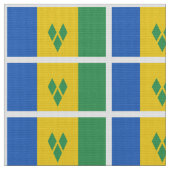 Tissu Drapeau de St Vincent (Fermer)