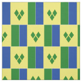 Tissu Drapeau de St Vincent (Échantillon)