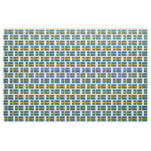 Tissu Drapeau de Suède - Modifier le texte (Fat Quarter)