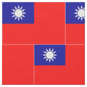 Tissu Drapeau de Taïwan (Fermer)