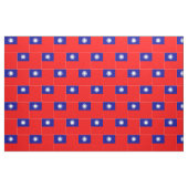 Tissu Drapeau de Taïwan (Fat Quarter)
