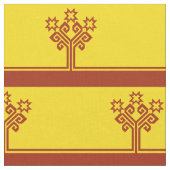 Tissu Drapeau de Tchouvachie (Fermer)