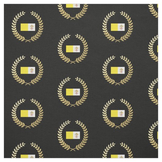 Tissu Drapeau de Ville du Vatican (Échantillon)