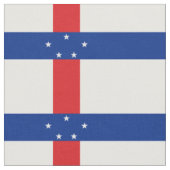 Tissu Drapeau des Antilles néerlandaises (Fermer)