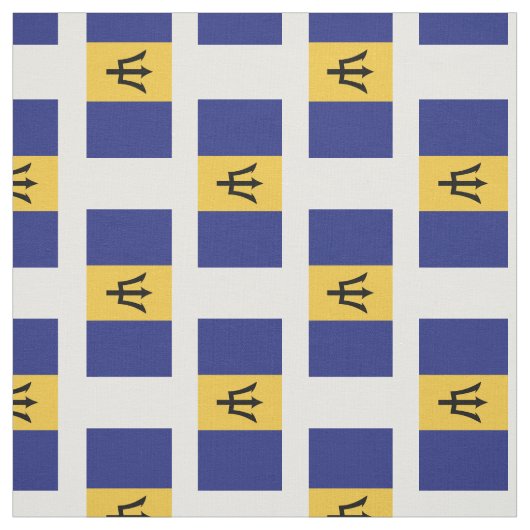 Tissu Drapeau des Barbade (Échantillon)