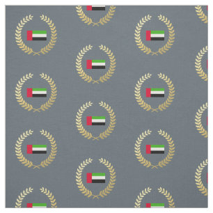 Tissu Drapeau des EAU Emirats Arabes Unis