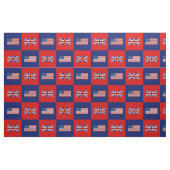 Tissu Drapeau des États-Unis, drapeau du Royaume-Uni sur (Fat Quarter)