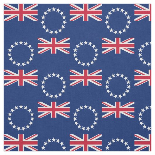 Tissu Drapeau des îles Cook (Échantillon)