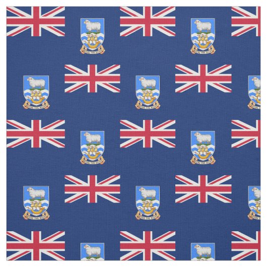 Tissu Drapeau des îles Falkland (Échantillon)