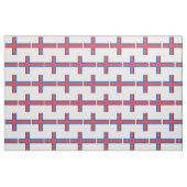 Tissu Drapeau des îles Féroé (Fat Quarter)