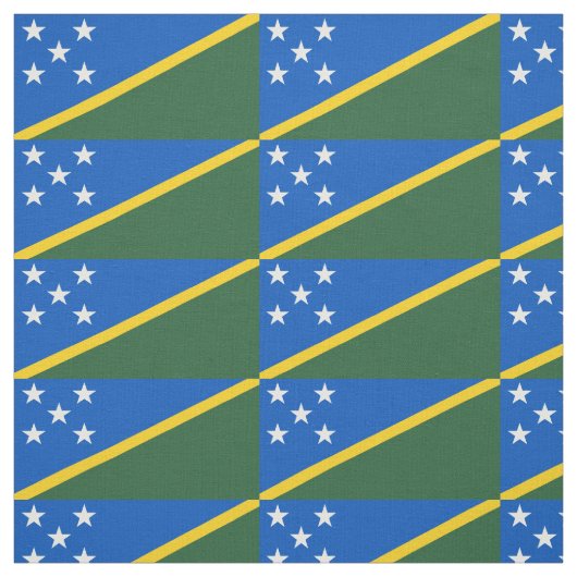 Tissu Drapeau des Îles Salomon (Échantillon)
