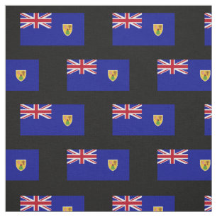 Tissu Drapeau des Îles Turques et Caïques