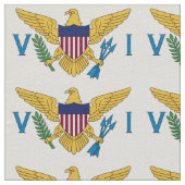 Tissu Drapeau des îles Vierges américaines (Détail)