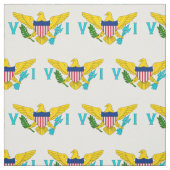 Tissu Drapeau des îles Vierges américaines (Échantillon)