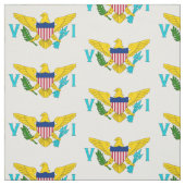Tissu Drapeau des îles Vierges américaines (Échantillon)
