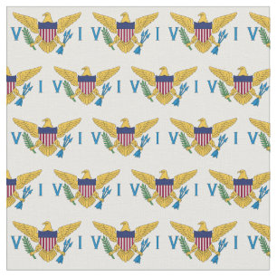 Tissu Drapeau des îles Vierges américaines (1,5 po x 1