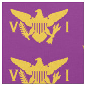 Tissu Drapeau des îles Vierges américaines (grand) viole (Fermer)