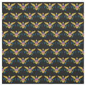 Tissu Drapeau des îles Vierges américaines - Noir (Échantillon)
