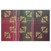 Tissu Drapeau des îles Vierges américaines USVI Madras P (Fat Quarter)