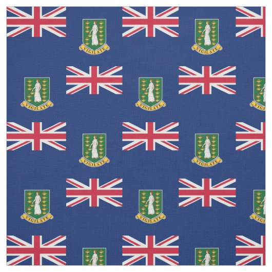 Tissu Drapeau des îles Vierges britanniques (Échantillon)