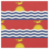 Tissu Drapeau des Kiribati (Fermer)