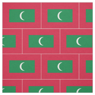 Tissu Drapeau des Maldives