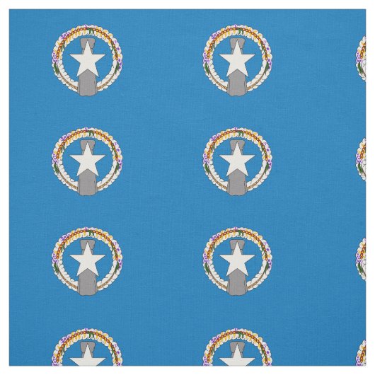 TISSU DRAPEAU DES MARIANNES DU NORD (Échantillon)