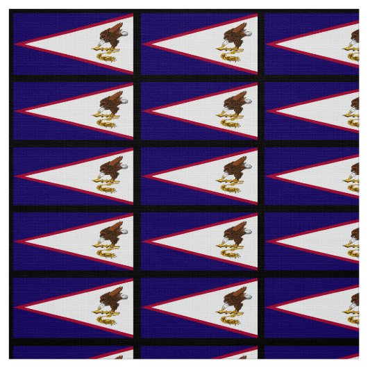Tissu Drapeau des Samoa américaines (Échantillon)