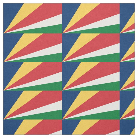 Tissu Drapeau des Seychelles (Échantillon)