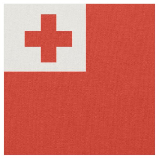 Tissu Drapeau des Tonga (Fermer)