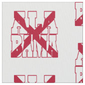 Tissu Drapeau d'état américain de l'Alabama (fermé)