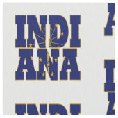 Tissu Drapeau d'état américain de l'Indiana (fermé)