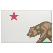 Tissu Drapeau d'État de la Californie (Fat Quarter)