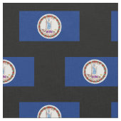 Tissu Drapeau d'état de la Virginie (Fermer)