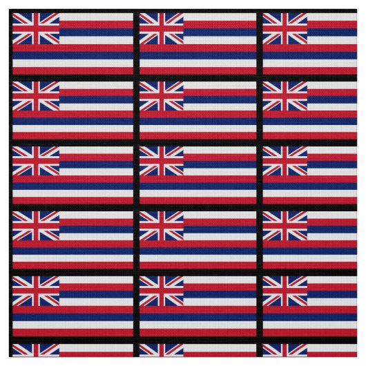 Tissu Drapeau d'état d'Hawaï (Échantillon)