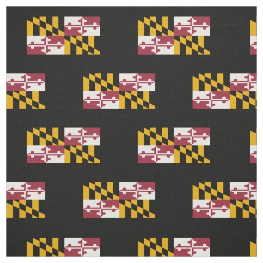 Tissu Drapeau d'état du Maryland (Échantillon)