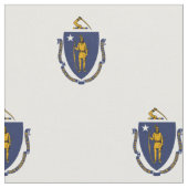 Tissu Drapeau d'État du Massachusetts (Fermer)