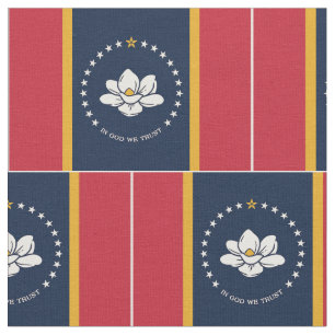 Tissu Drapeau d'État du Mississippi (nouveau en 2020)