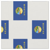 Tissu Drapeau d'état du Montana (Fermer)