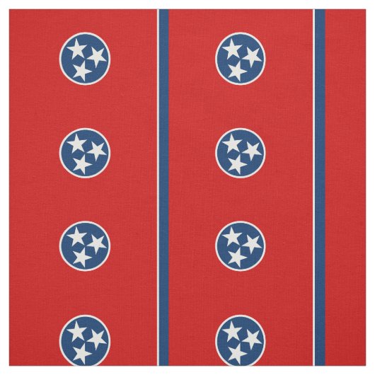 Tissu Drapeau d'état du Tennessee (Échantillon)