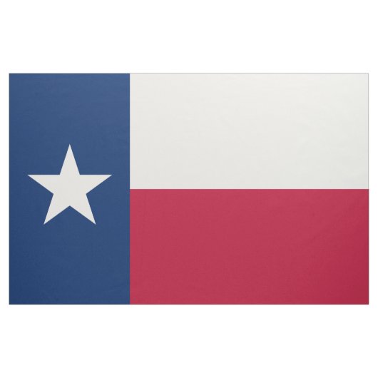Tissu Drapeau d'état du Texas - couleur authentique de (Yard)
