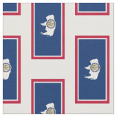 Tissu Drapeau d'état du Wyoming (Fermer)