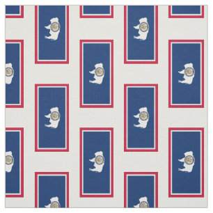 Tissu Drapeau d'état du Wyoming